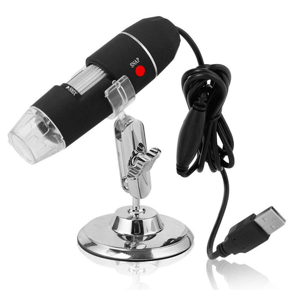 Microscópio Digital Usb 1000x Hd 8 Leds Kp-8012 Knup